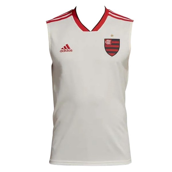 Trikot Sin Mangas Flamengo 2018-19 Weiß Fussballtrikots Günstig